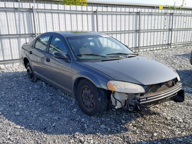 1B3EL36X44N137102 - 2004 DODGE STRATUS SE GRAY photo 1