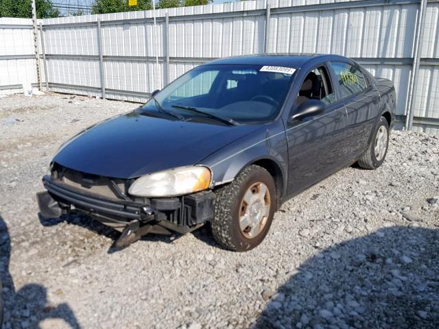 1B3EL36X44N137102 - 2004 DODGE STRATUS SE GRAY photo 2