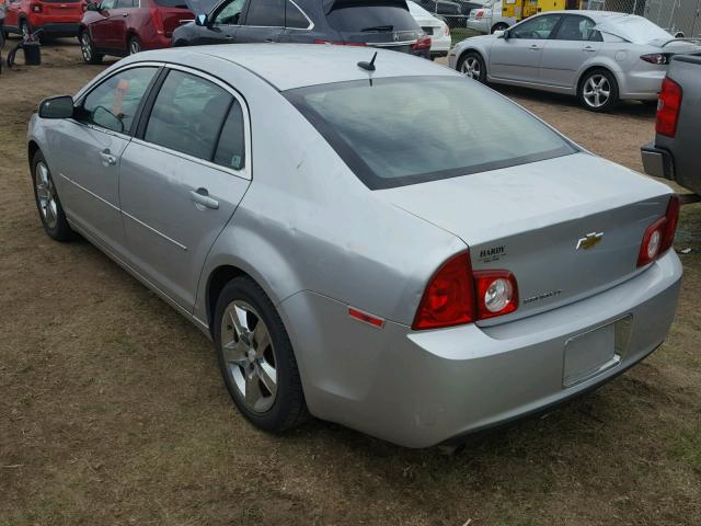 1G1ZC5EB4AF233926 - 2010 CHEVROLET MALIBU 1LT SILVER photo 3