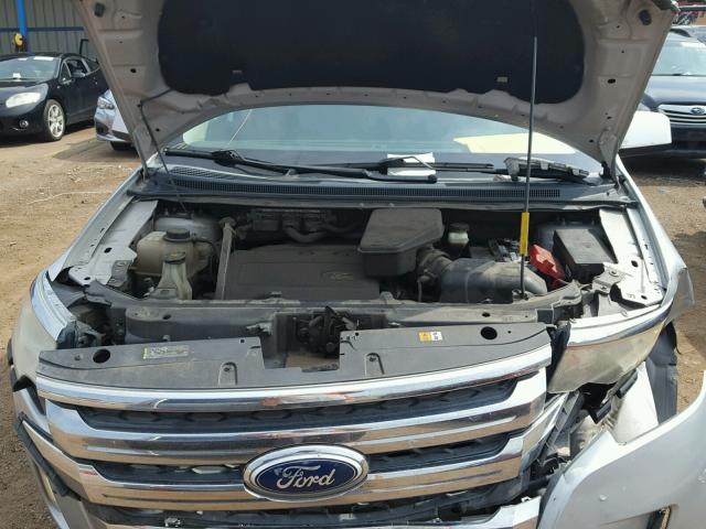 2FMDK4JC6BBA09147 - 2011 FORD EDGE SEL SILVER photo 7