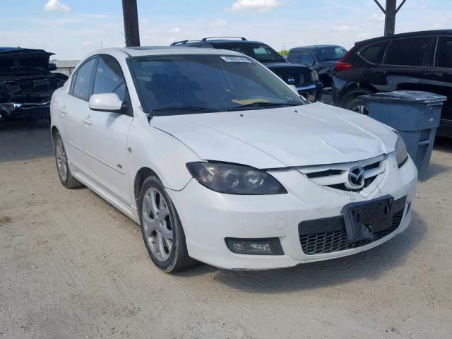 JM1BK323981821308 - 2008 MAZDA 3 S WHITE photo 1