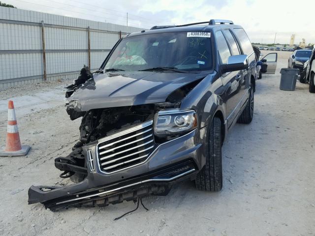 5LMJJ3HT4FEJ10376 - 2015 LINCOLN NAVIGATOR 灰色 照片 2
