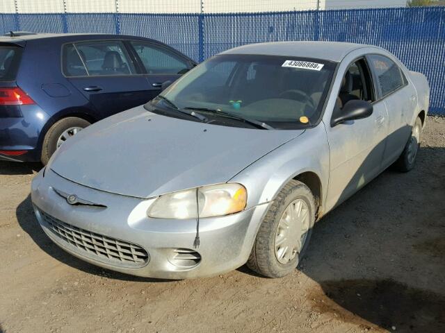 1C3EL46R93N516556 - 2003 CHRYSLER SEBRING LX SILVER photo 2