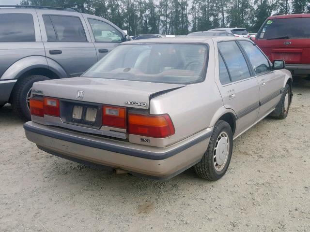 JHMCA5541KC039425 - 1989 HONDA ACCORD LXI SILVER photo 4