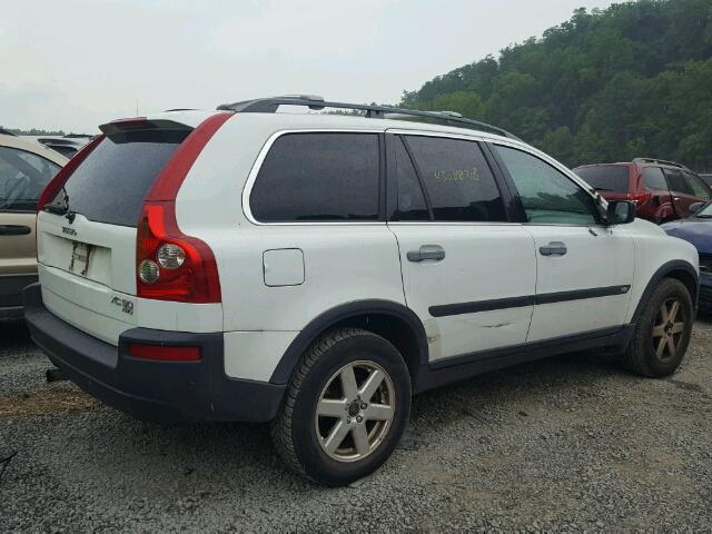 YV1CZ59HX41045059 - 2004 VOLVO XC90 WHITE photo 4