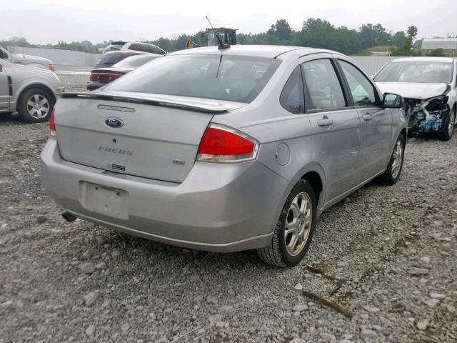 1FAHP36N69W229818 - 2009 FORD FOCUS SES SILVER photo 4