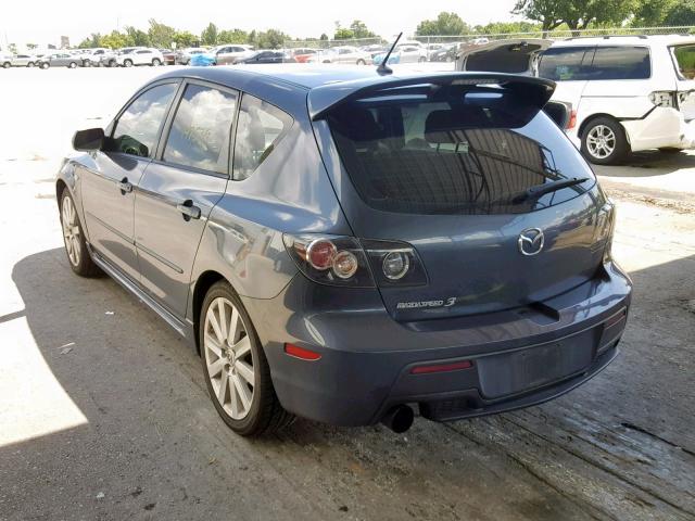 JM1BK34L581145176 - 2008 MAZDA SPEED 3 GRAY photo 3