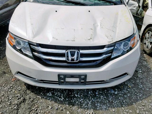 5FNRL5H35GB115926 - 2016 HONDA ODYSSEY SE WHITE photo 7