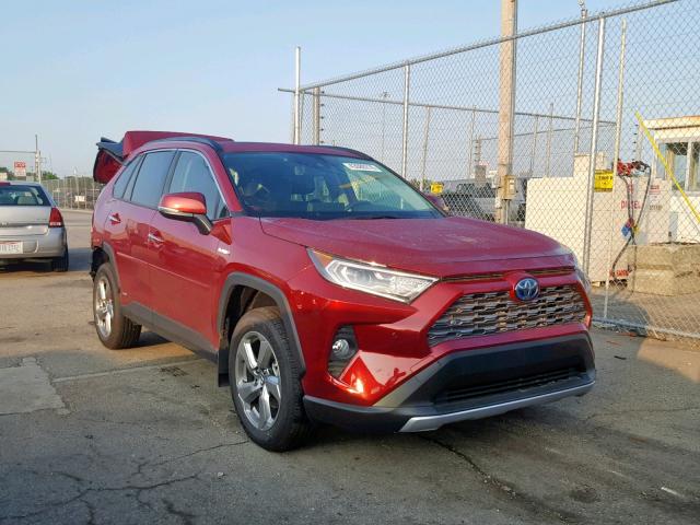 JTMDWRFV7KD006123 - 2019 TOYOTA RAV4 LIMIT RED photo 1