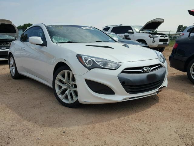 KMHHT6KD8DU091915 - 2013 HYUNDAI GENESIS CO WHITE photo 1