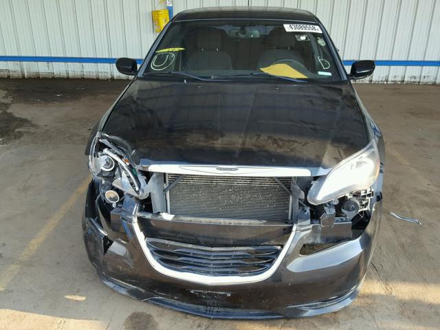 1C3CCBBB5DN579014 - 2013 CHRYSLER 200 TOURIN BLACK photo 9