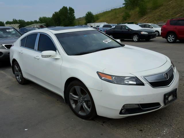 19UUA9F57EA002482 - 2014 ACURA TL TECH WHITE photo 1