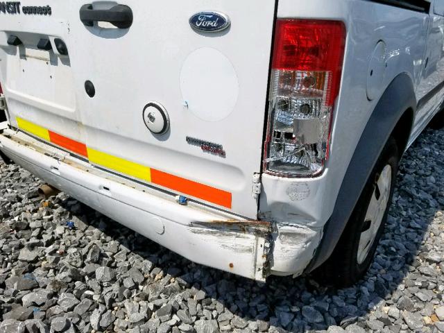 NM0LS7BN6DT136126 - 2013 FORD TRANSIT CO WHITE photo 9