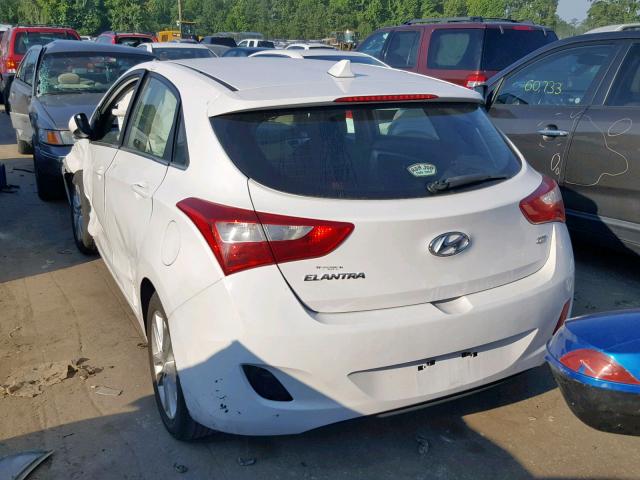 KMHD35LE0DU127399 - 2013 HYUNDAI ELANTRA GT WHITE photo 3