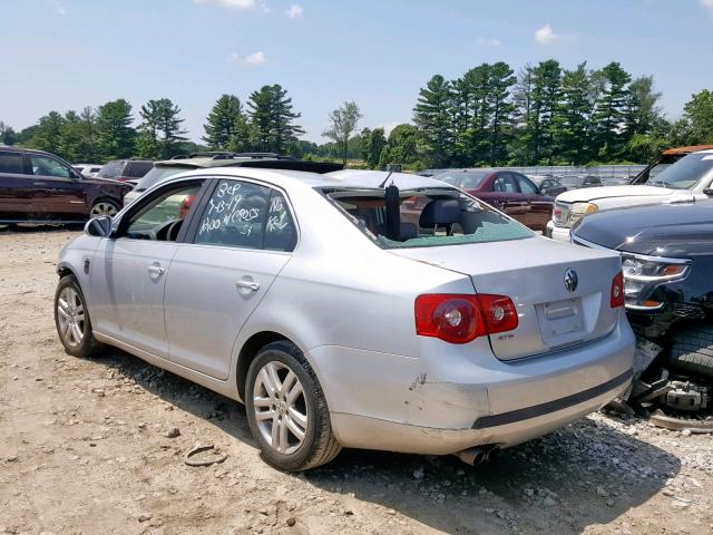 3VWEF71K47M078623 - 2007 VOLKSWAGEN JETTA WOLF SILVER photo 3