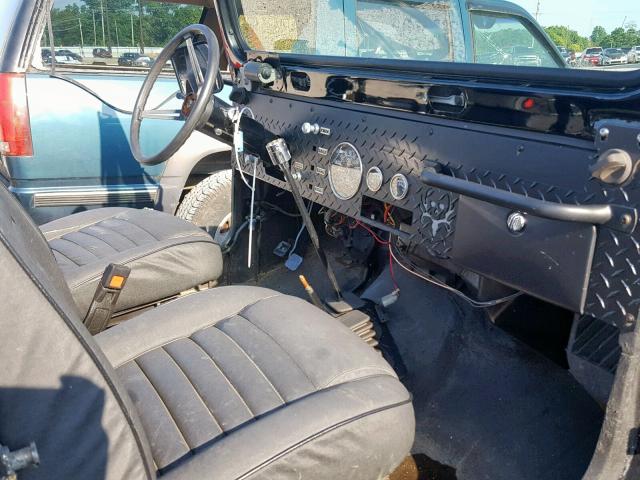 1JCCM87A3ET144841 - 1984 JEEP JEEP CJ7 BLACK photo 5