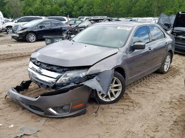 3FAHP0JAXCR216308 - 2012 FORD FUSION SEL GRAY photo 2