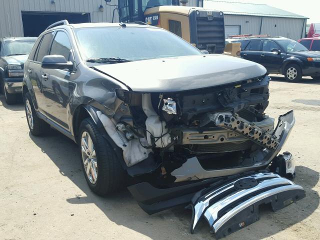 2FMDK4JC3DBC81643 - 2013 FORD EDGE SEL GRAY photo 1