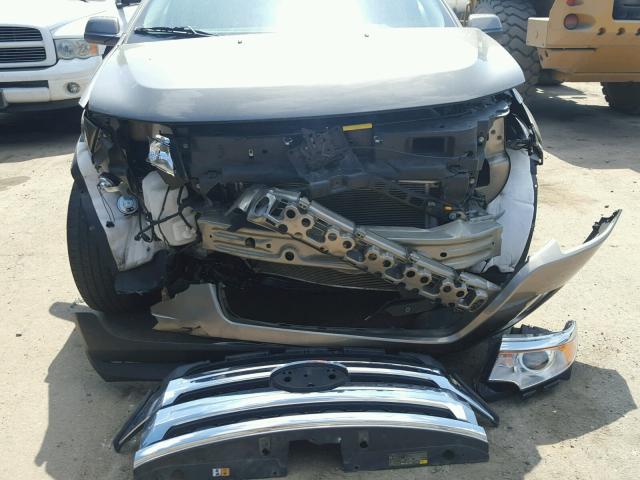 2FMDK4JC3DBC81643 - 2013 FORD EDGE SEL GRAY photo 9