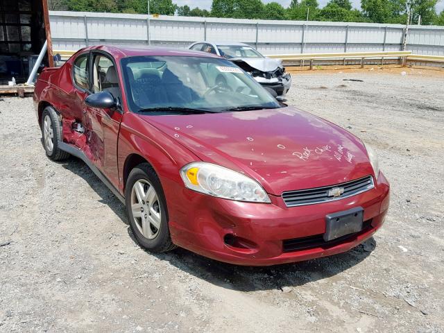 2G1WJ15K569179716 - 2006 CHEVROLET MONTE CARL BURGUNDY photo 1