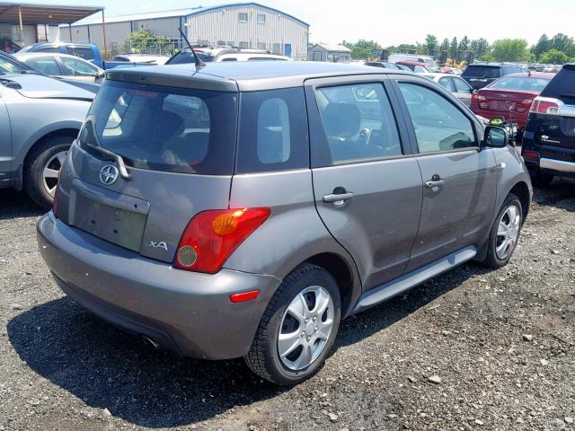 JTKKT624650124843 - 2005 TOYOTA SCION XA BROWN photo 4