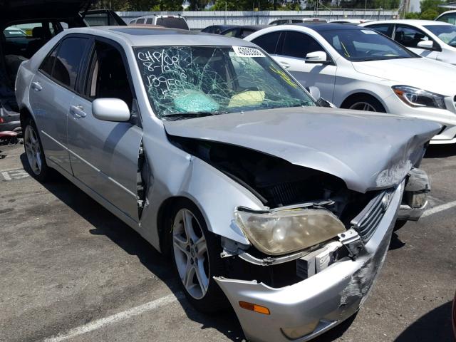 JTHBD182210025801 - 2001 LEXUS IS 300 SILVER photo 1