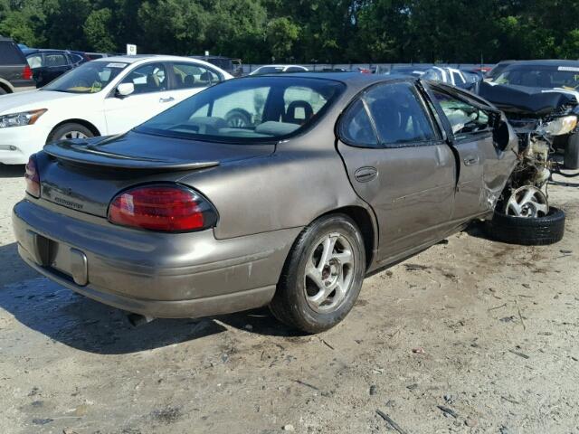 1G2WK52J22F219747 - 2002 PONTIAC GRAND PRIX GRAY photo 4