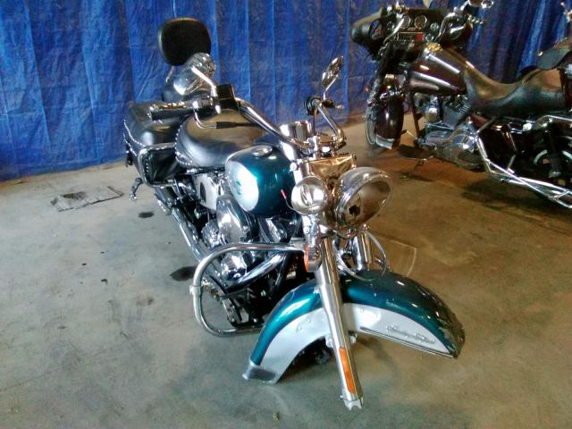 1HD1BWB154Y024324 - 2004 HARLEY-DAVIDSON FLSTCI TEAL photo 1