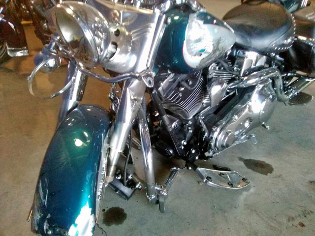 1HD1BWB154Y024324 - 2004 HARLEY-DAVIDSON FLSTCI TEAL photo 9