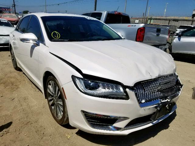 3LN6L5E96HR666793 - 2017 LINCOLN MKZ RESERV WHITE photo 1