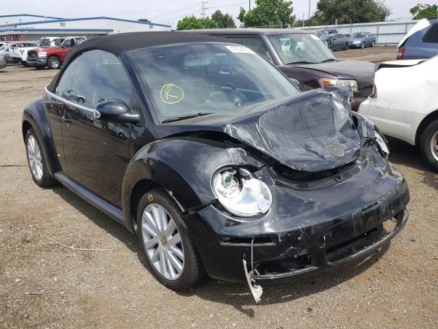 3VWRG31Y28M413116 - 2008 VOLKSWAGEN NEW BEETLE BLACK photo 1