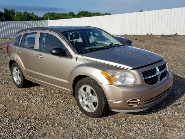 1B3HB48A69D209073 - 2009 DODGE CALIBER SX GOLD photo 1