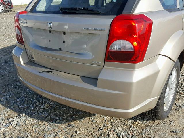 1B3HB48A69D209073 - 2009 DODGE CALIBER SX GOLD photo 9