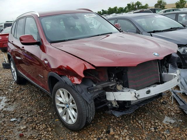 5UXWX9C58E0D36912 - 2014 BMW X3 XDRIVE2 RED photo 1