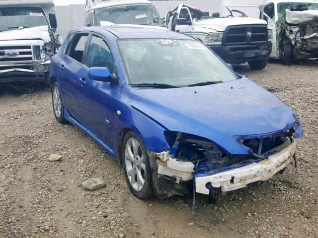 JM1BK343671693248 - 2007 MAZDA 3 HATCHBAC BLUE photo 1