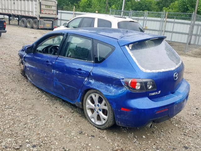 JM1BK343671693248 - 2007 MAZDA 3 HATCHBAC BLUE photo 3