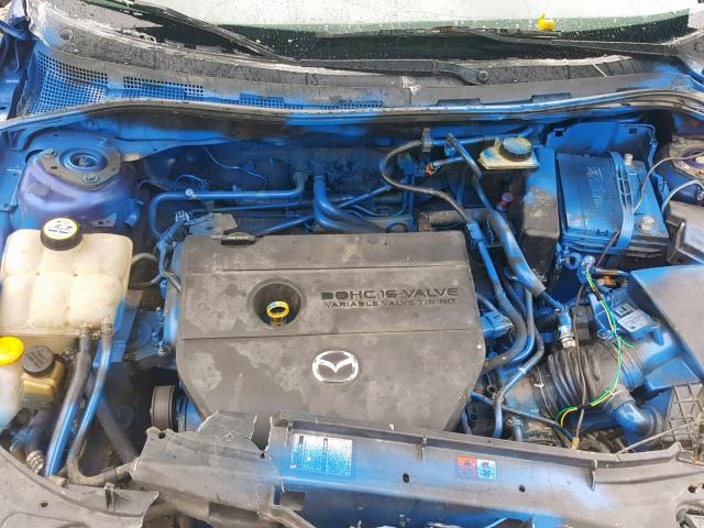 JM1BK343671693248 - 2007 MAZDA 3 HATCHBAC BLUE photo 7