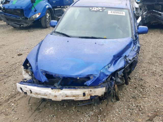 JM1BK343671693248 - 2007 MAZDA 3 HATCHBAC BLUE photo 9