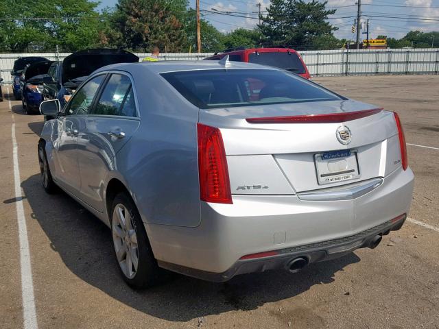 1G6AG5RX8E0176267 - 2014 CADILLAC ATS SILVER photo 3