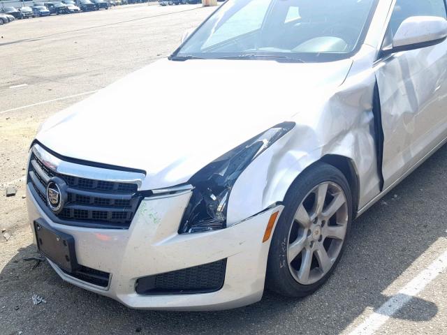 1G6AG5RX8E0176267 - 2014 CADILLAC ATS SILVER photo 9