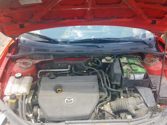 JM1BK12F471616976 - 2007 MAZDA 3 I RED photo 7