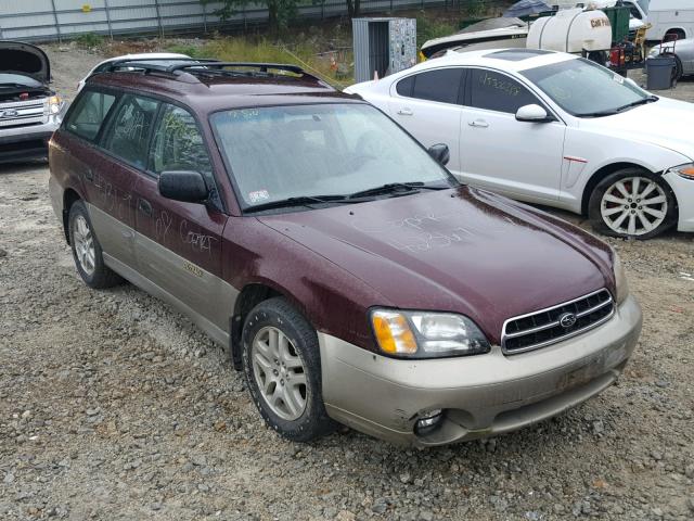 4S3BH6652Y7613022 - 2000 SUBARU LEGACY OUT RED photo 1