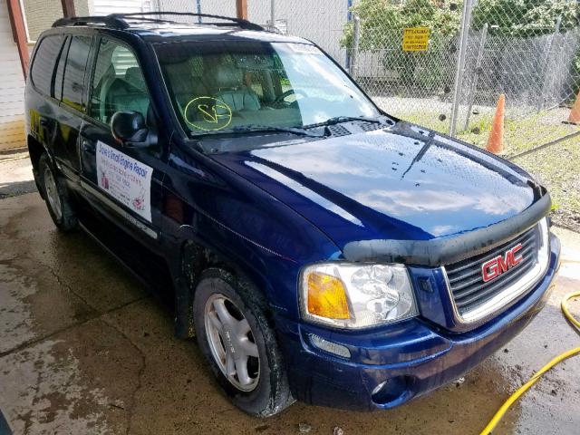 1GKDT13S022117715 - 2002 GMC ENVOY BLUE photo 1