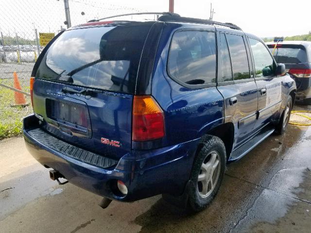 1GKDT13S022117715 - 2002 GMC ENVOY BLUE photo 4