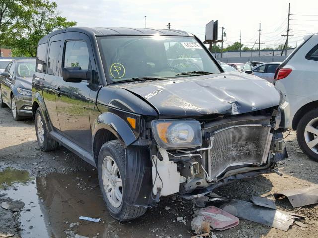 5J6YH28718L003258 - 2008 HONDA ELEMENT EX BLACK photo 1