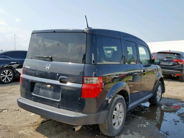 5J6YH28718L003258 - 2008 HONDA ELEMENT EX BLACK photo 4