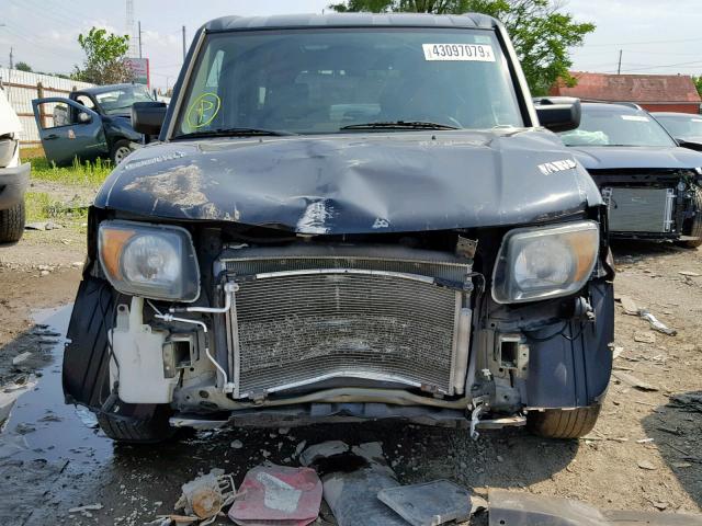 5J6YH28718L003258 - 2008 HONDA ELEMENT EX BLACK photo 9