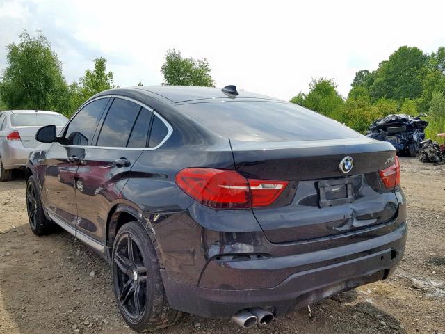 5UXXW3C55F0M87130 - 2015 BMW X4 XDRIVE2 BLACK photo 3