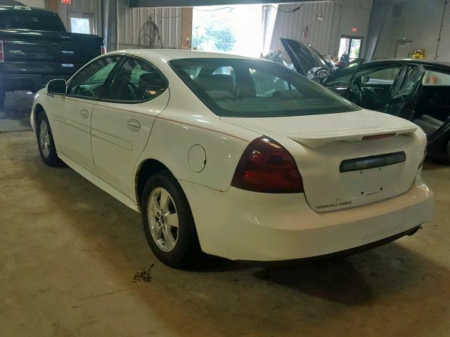 2G2WP522051280374 - 2005 PONTIAC GRAND PRIX WHITE photo 3
