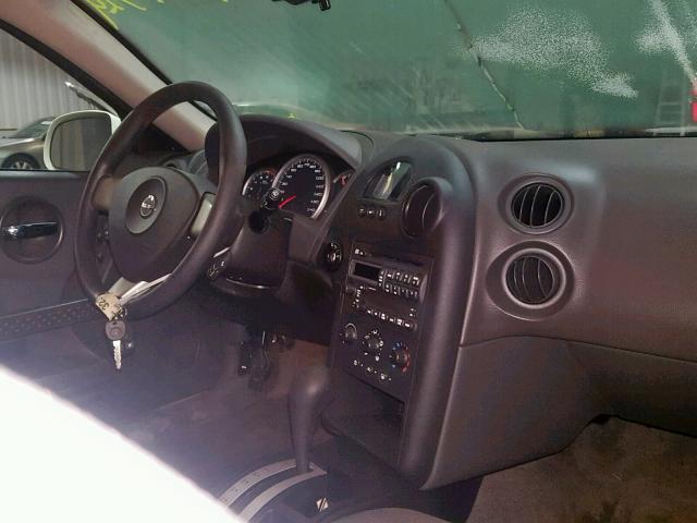 2G2WP522051280374 - 2005 PONTIAC GRAND PRIX WHITE photo 9